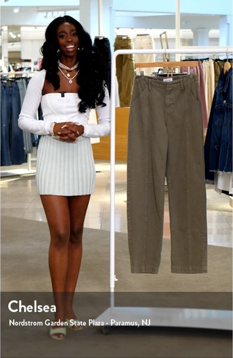 High Waist Relaxed Cotton Pants, sales video thumbnail