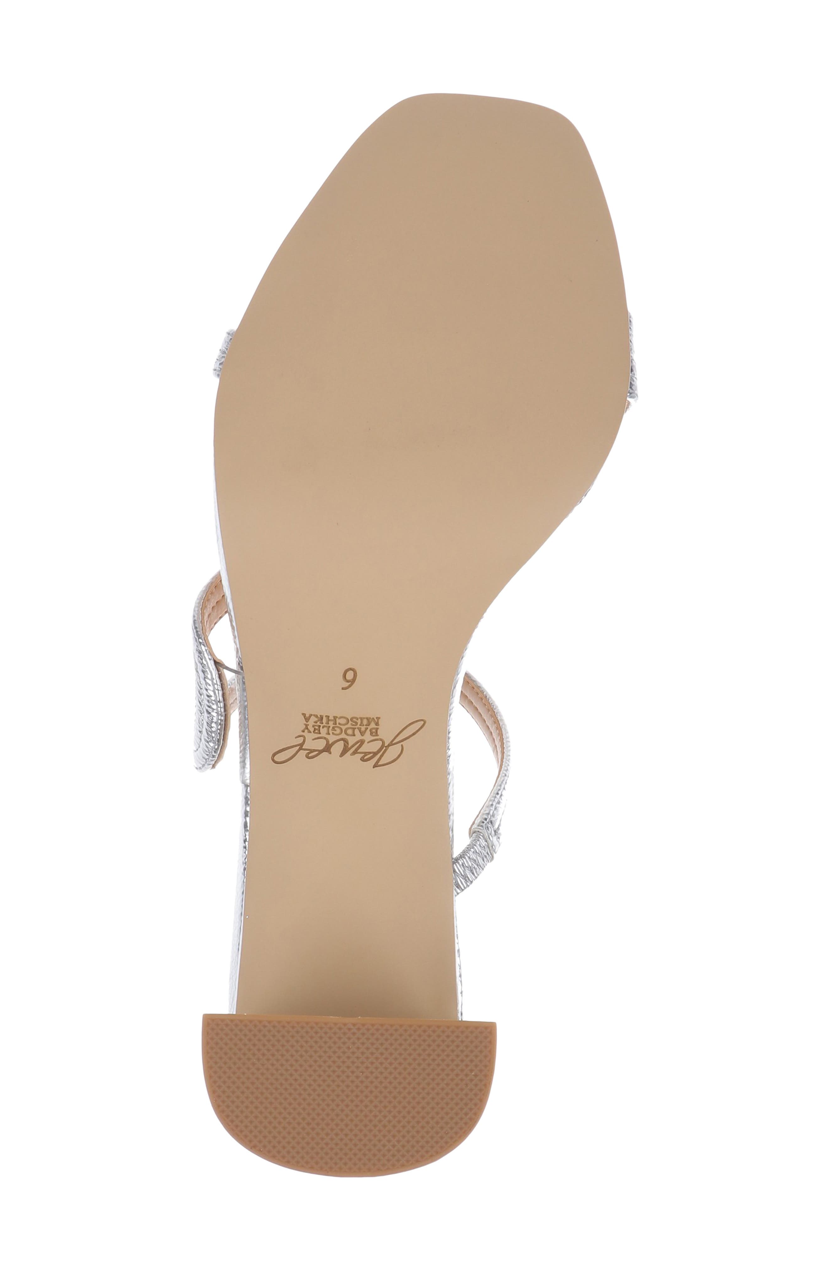 Jewel Badgley Mischka Zazie Block Heel Sandal, Alternate, color, 