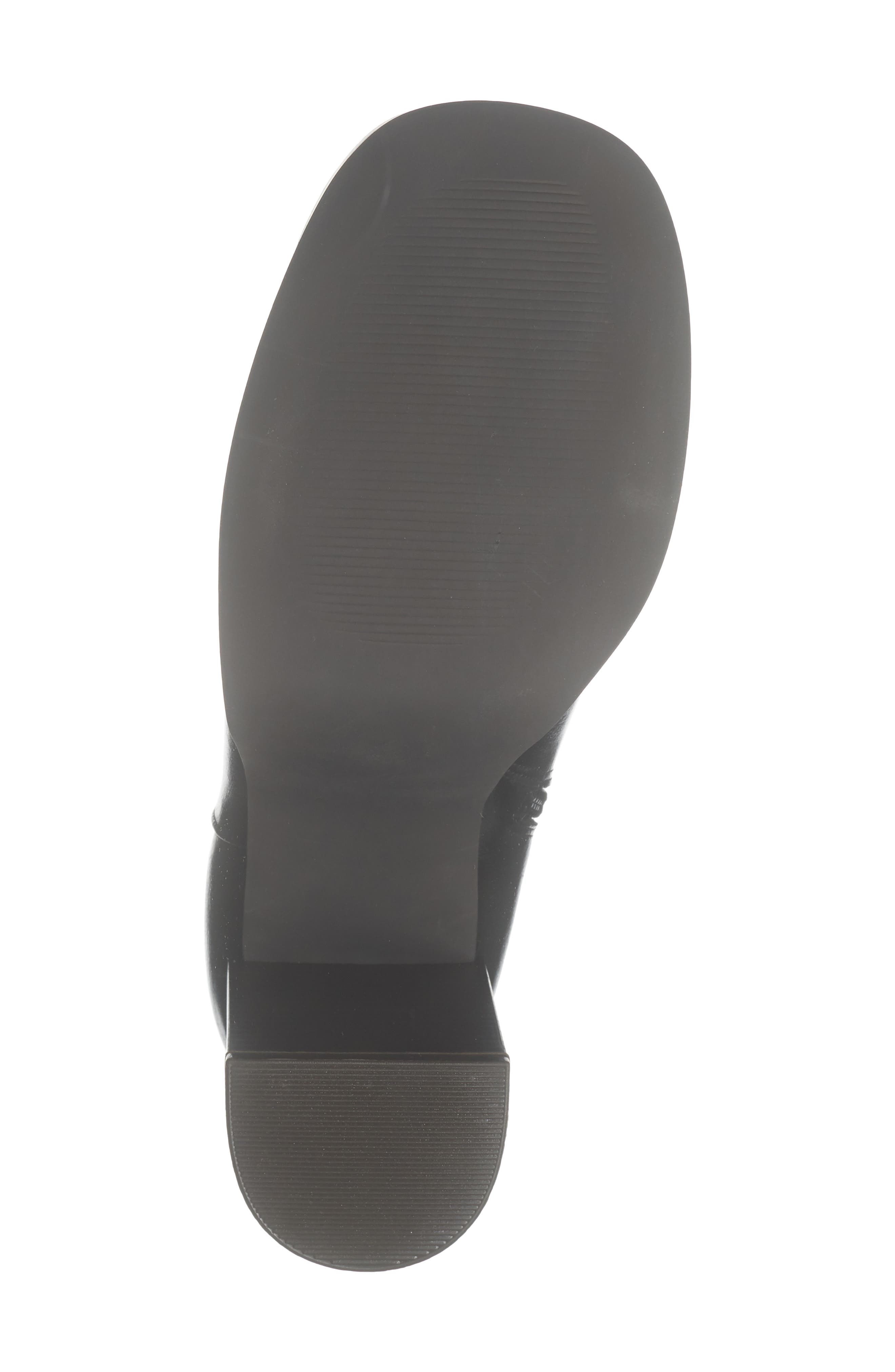 Bentley Faux Leather Platform Short Boot, Alternate, color, BLACK
