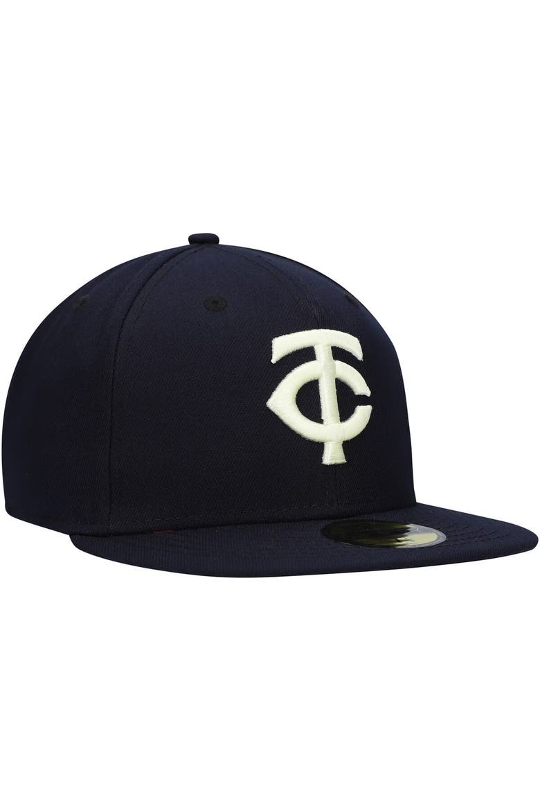 Men's New Era  Navy Minnesota Twins 2023 Authentic Collection Alternate 59FIFTY Fitted Hat, Alternate, color, Navy