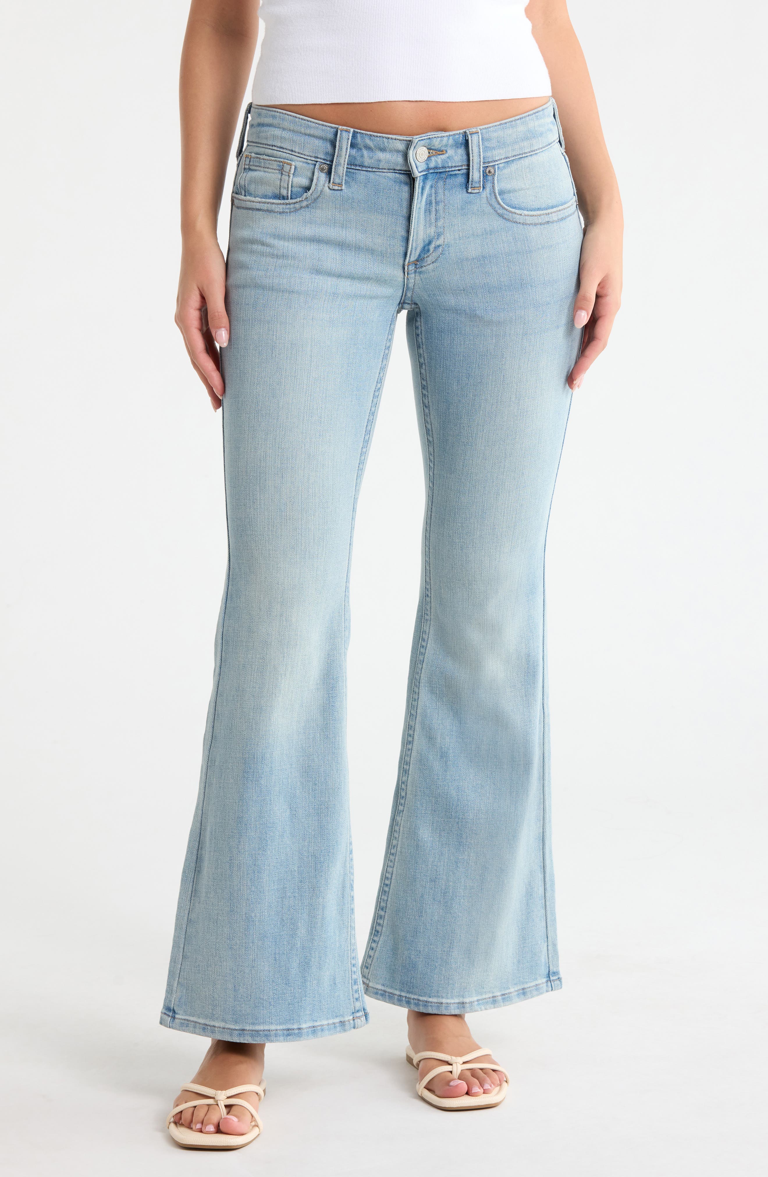 Lucky Brand Low Rise Flare Leg Jeans