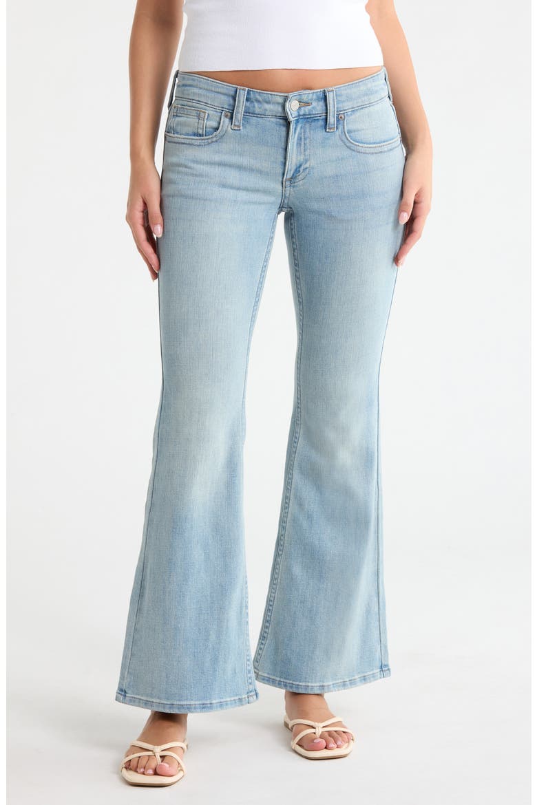 Low Rise Flare Leg Jeans, Main, color, SOUNDBATH