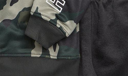 Hurley Solar Colorblock Hoodie & Jogger Set In Green