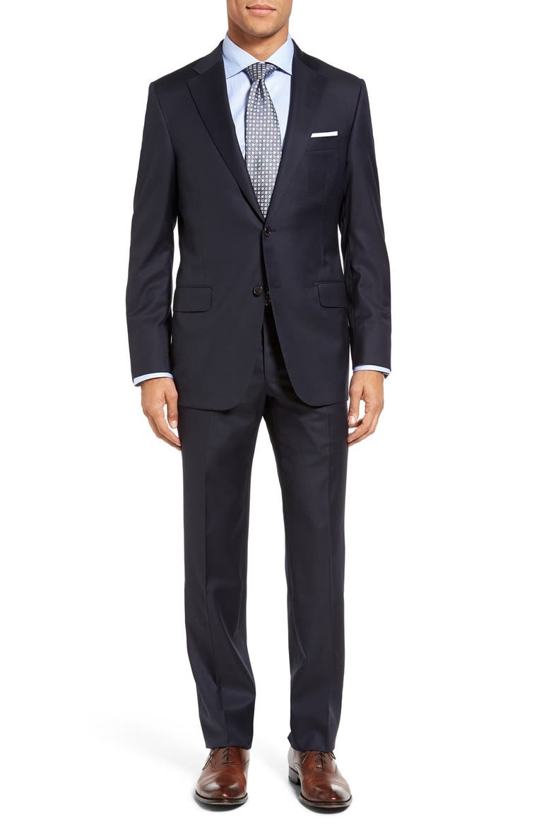'Beacon - B Series' Classic Fit Wool Suit, Main, color, NAVY