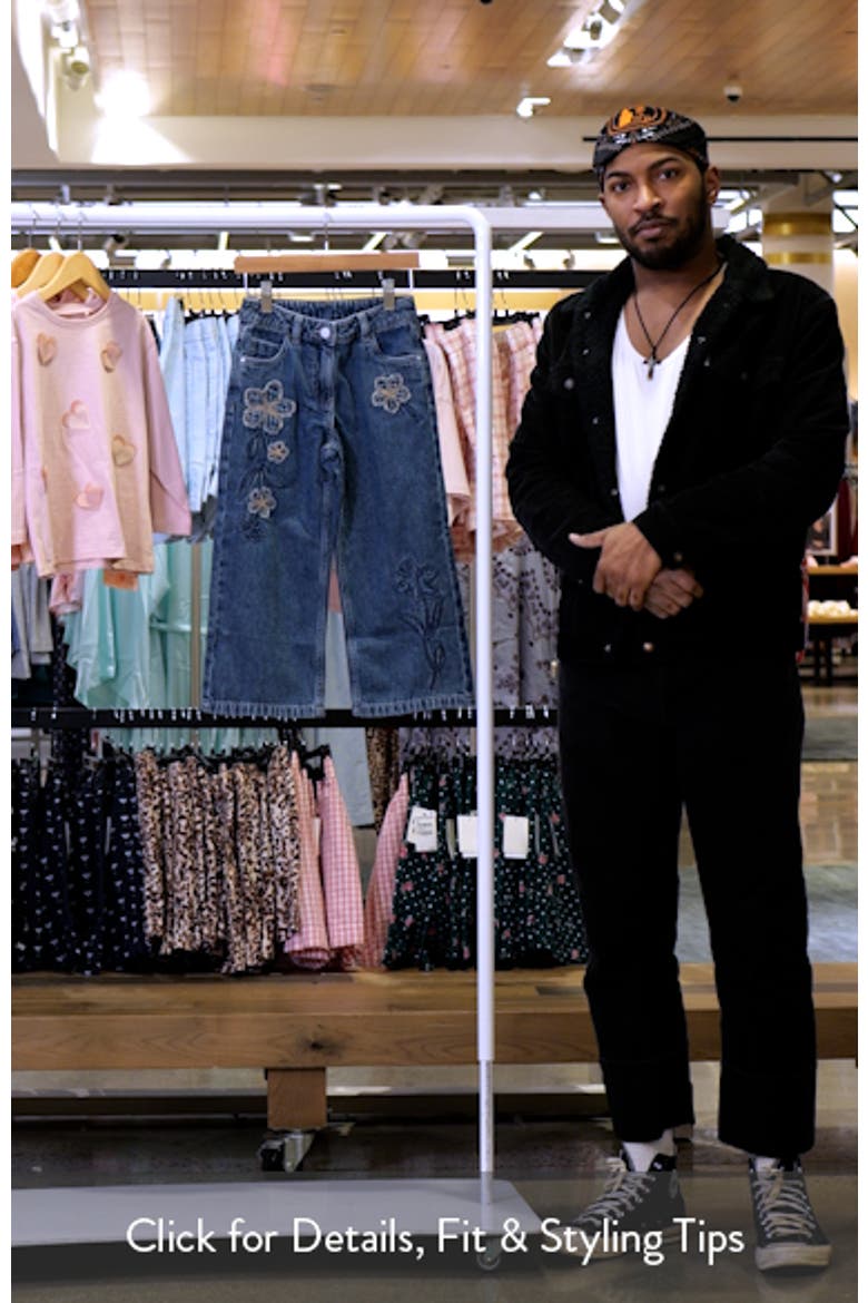 Kids' Floral Appliqué Jeans video