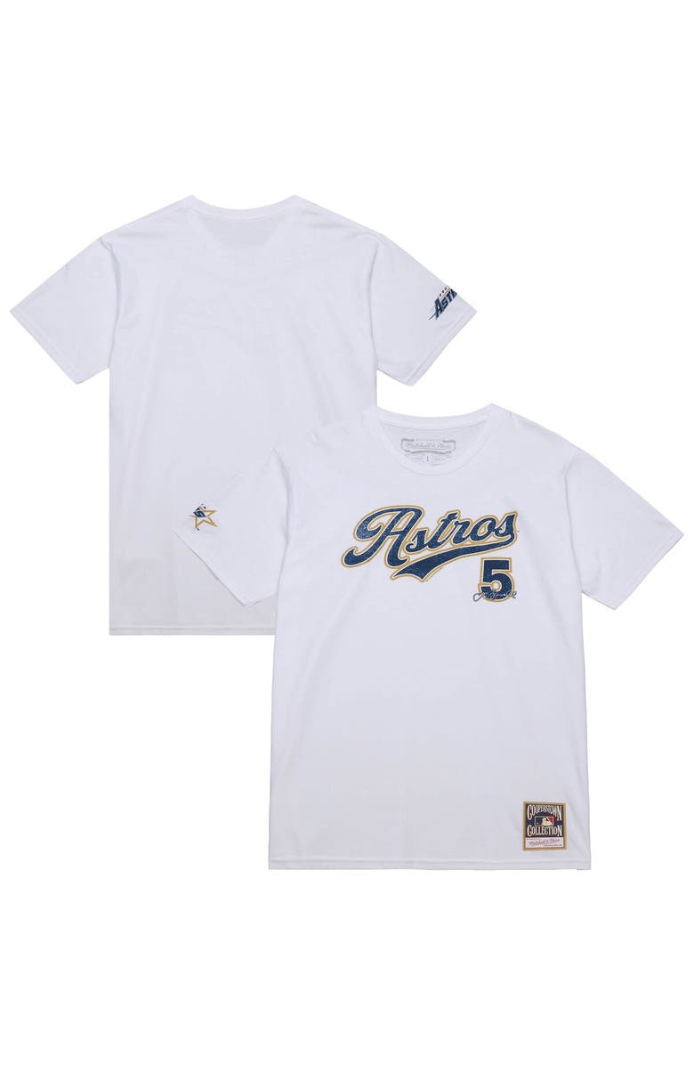 Mitchell & Ness Men's Mitchell & Ness Jeff Bagwell White Houston Astros Cooperstown Collection Player T-Shirt, Main, color, White