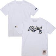 Mitchell & Ness Men's Mitchell & Ness Jeff Bagwell White Houston Astros Cooperstown Collection Player T-Shirt