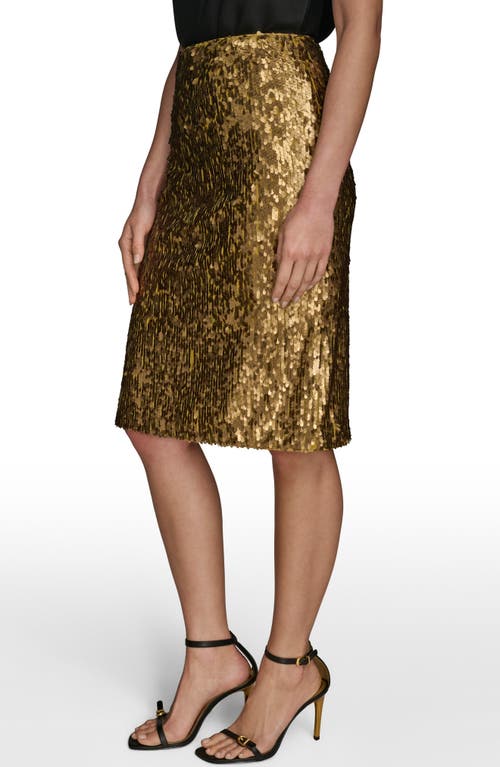 Donna Karan New York Sequin Pencil Skirt