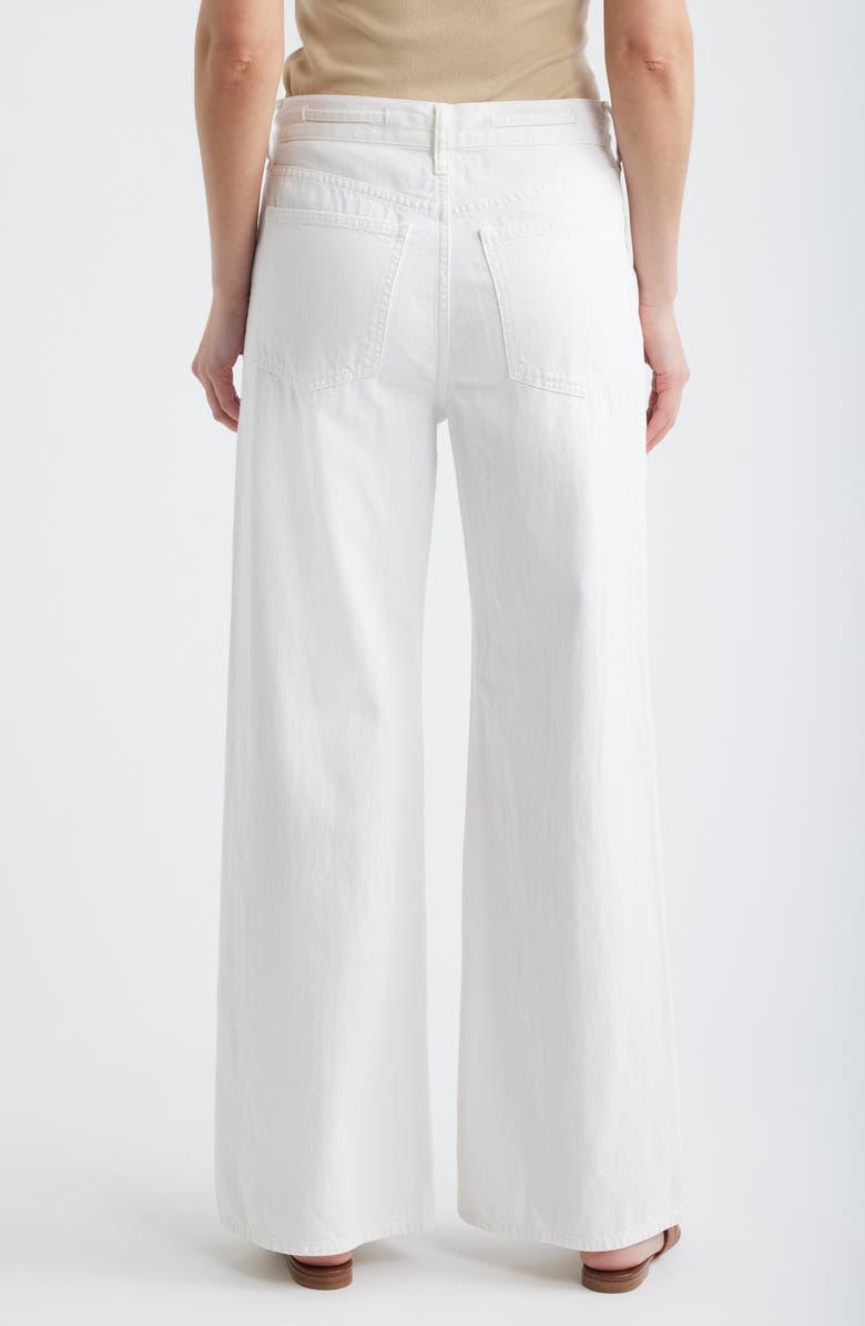 Madewell The Ultimate Wide Leg Jeans in Tile White, Alternate, color, Tile White