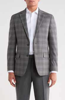 Plaid Two Button Sport Coat