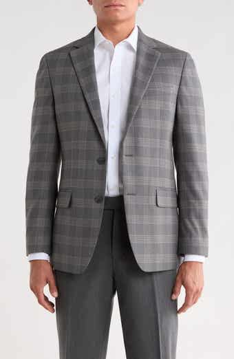 Plaid Two Button Sport Coat