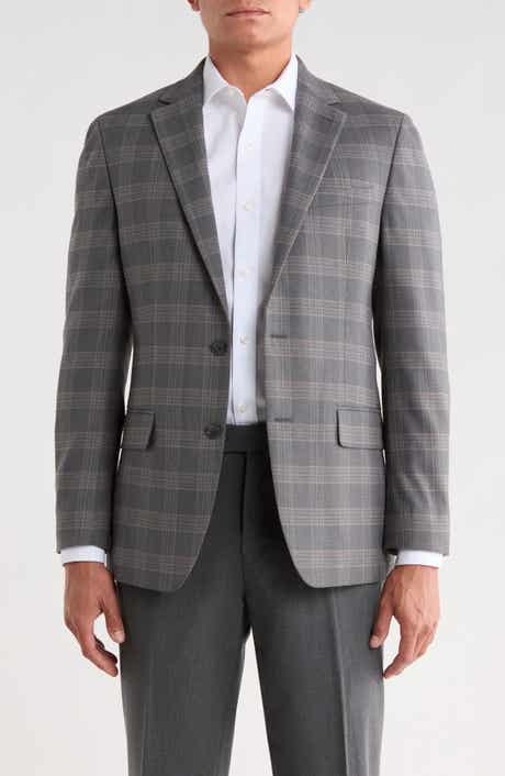 Plaid Two Button Sport Coat