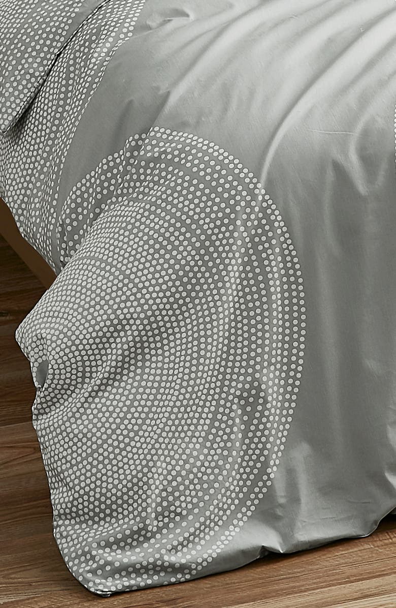 Marimekko Fokus Duvet Cover & Sham Set, Alternate, color, Grey