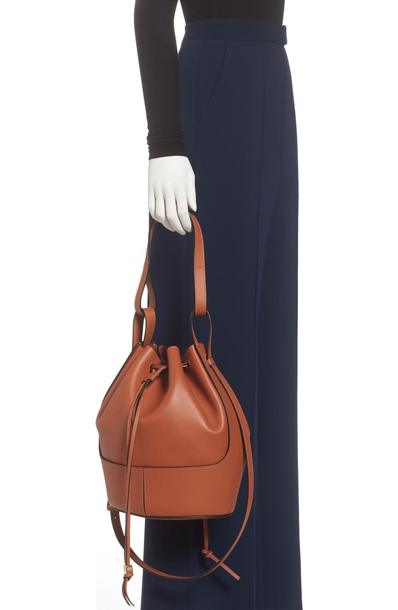 Loewe Balloon Leather Bucket Bag, Alternate, color,