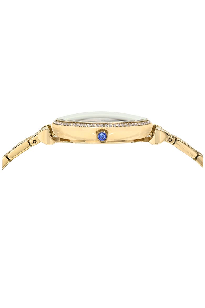 Emma Mother-of-Pearl Dial Bracelet Watch, Alternate, color, IRIDESCENT/ GOLD
