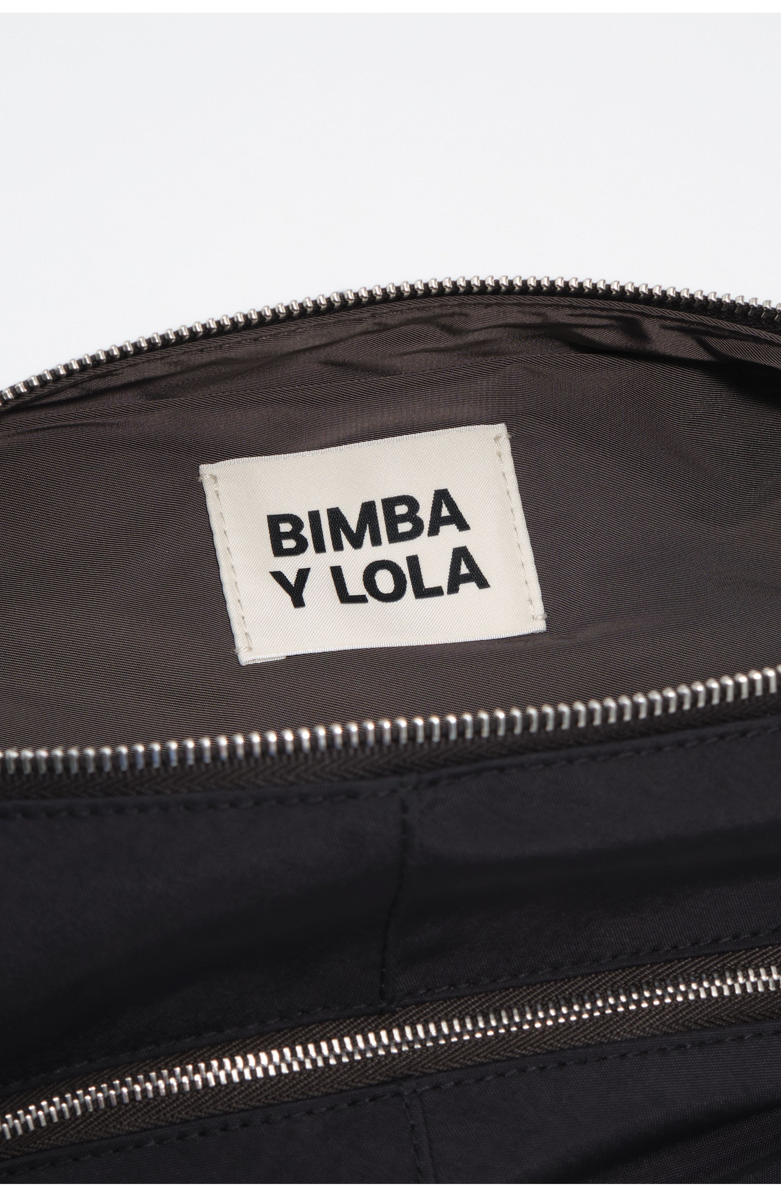 Large Nylon Madrid Bag, Alternate, color, BLACK