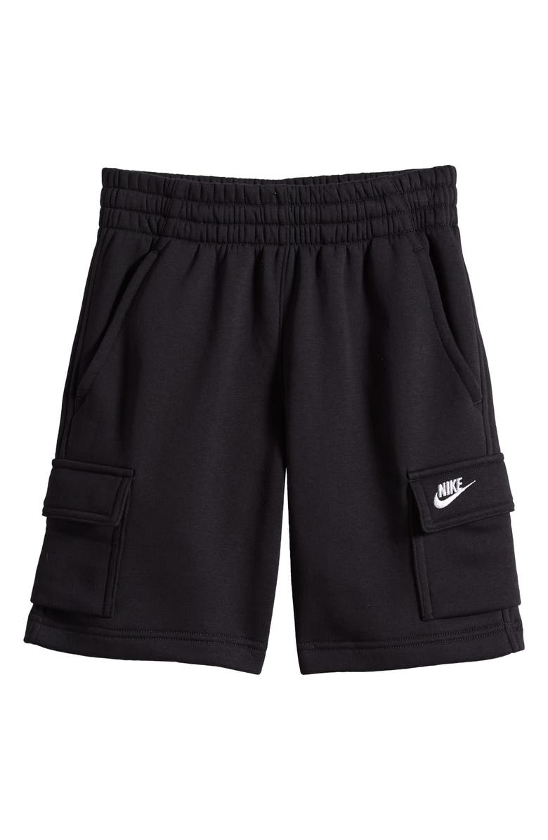Nike Kids' Club Fleece Cargo Shorts, Main, color,