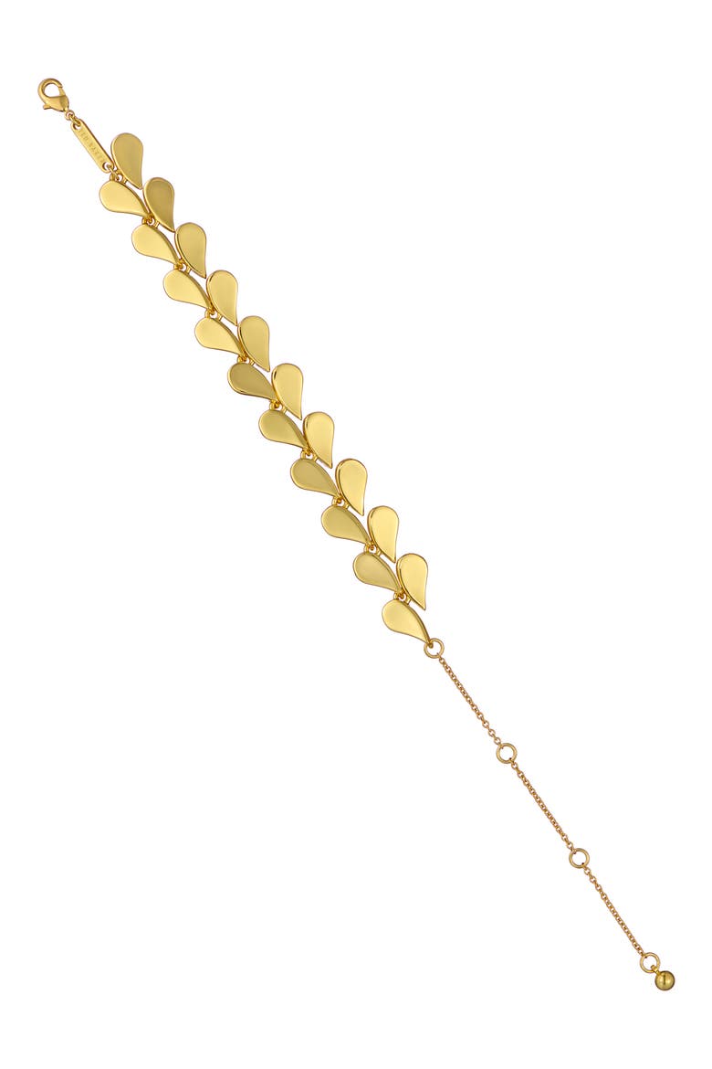 Anya Abstract Heart Bracelet, Alternate, color, GOLD TONE