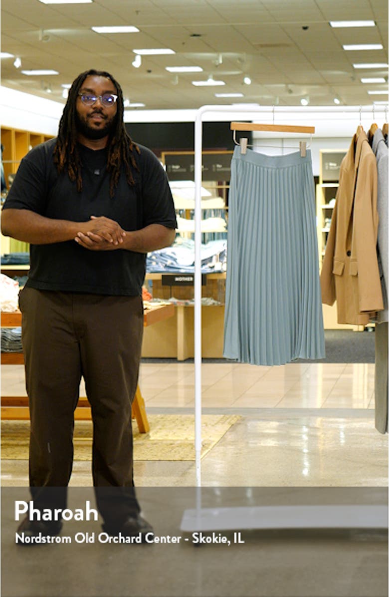 Pleated Midi Skirt