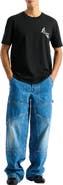 Balmain Blue denim carpenter jeans