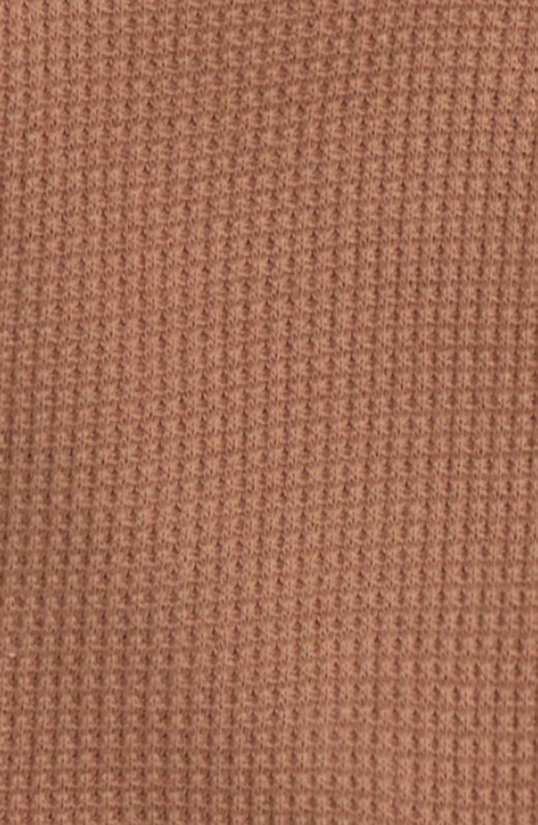 City Mouse Waffle Knit Organic Cotton Bodysuit & Pants, Alternate, color,