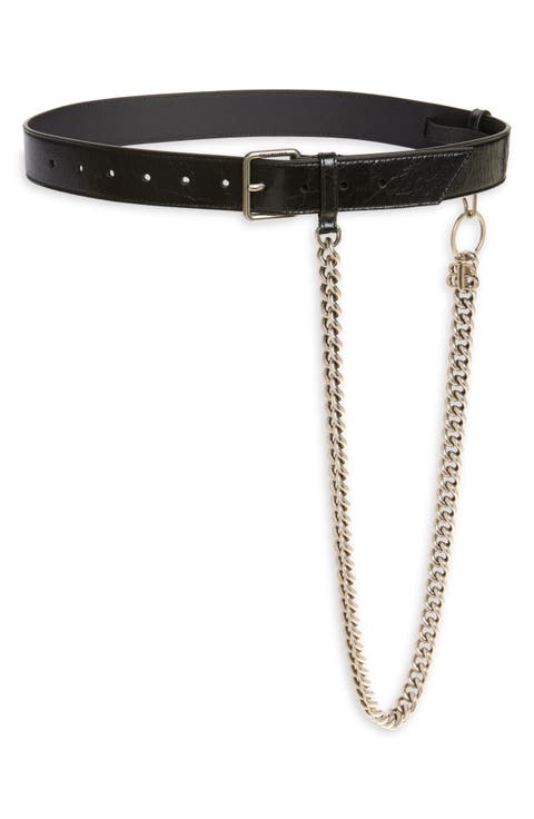 ベルト BALENCIAGA 'Catena Monaco' belt Gold BALENCIAGA Monaco metallic leather belt | NET-A-PORTER