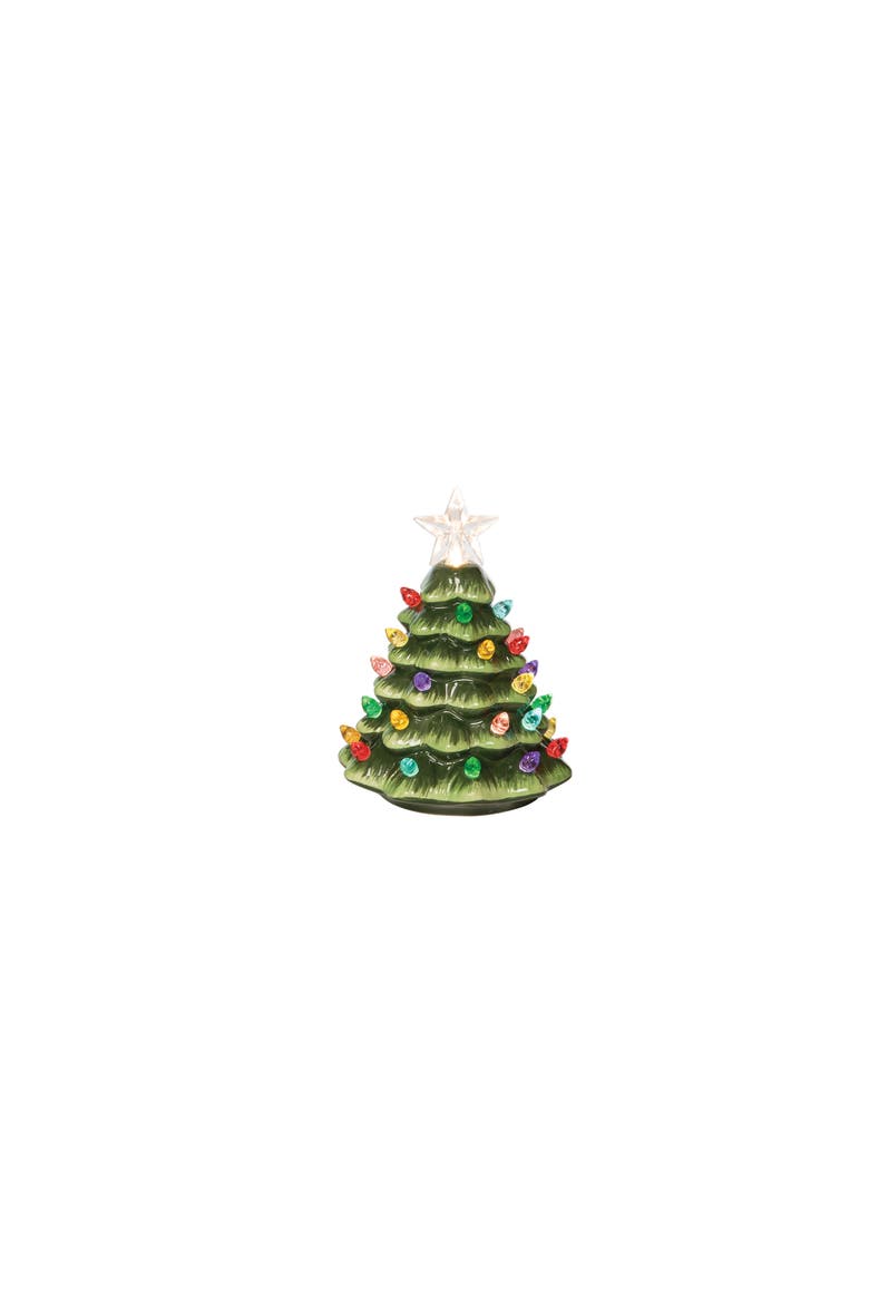 Small Christmas Tree Nightlight, Main, color, Green