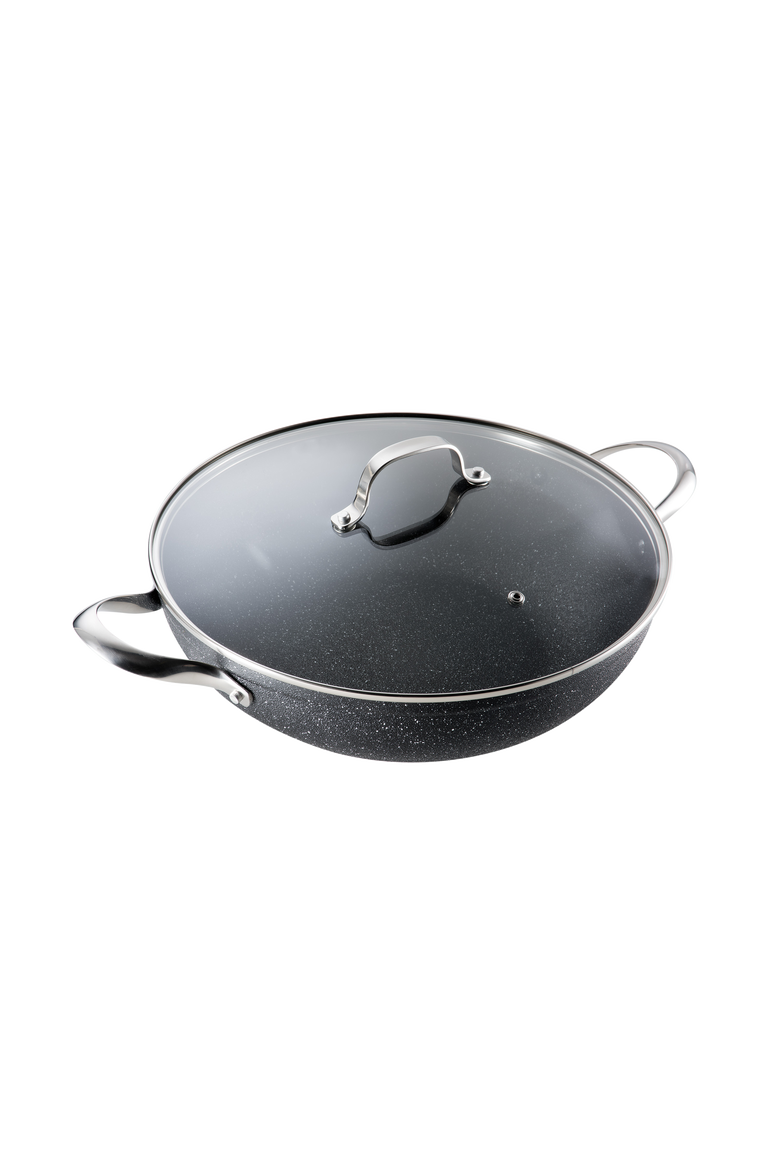 IRONROC™ 5.9 Qt All-in-One Pan with Lid, Alternate, color, BLACK