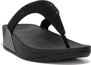 FitFlop Lulu Crystal embellished toe-post sandals