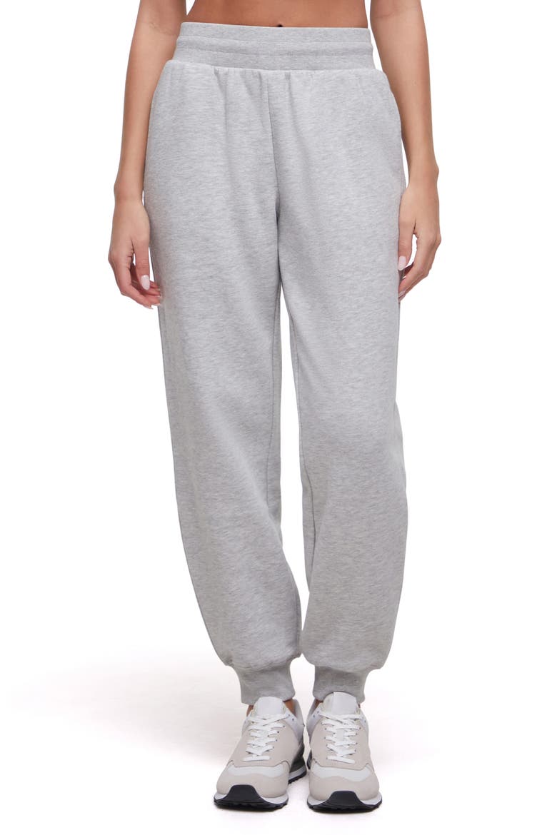 Mara High Waist Sweatpants, Main, color, HEATHER GREY