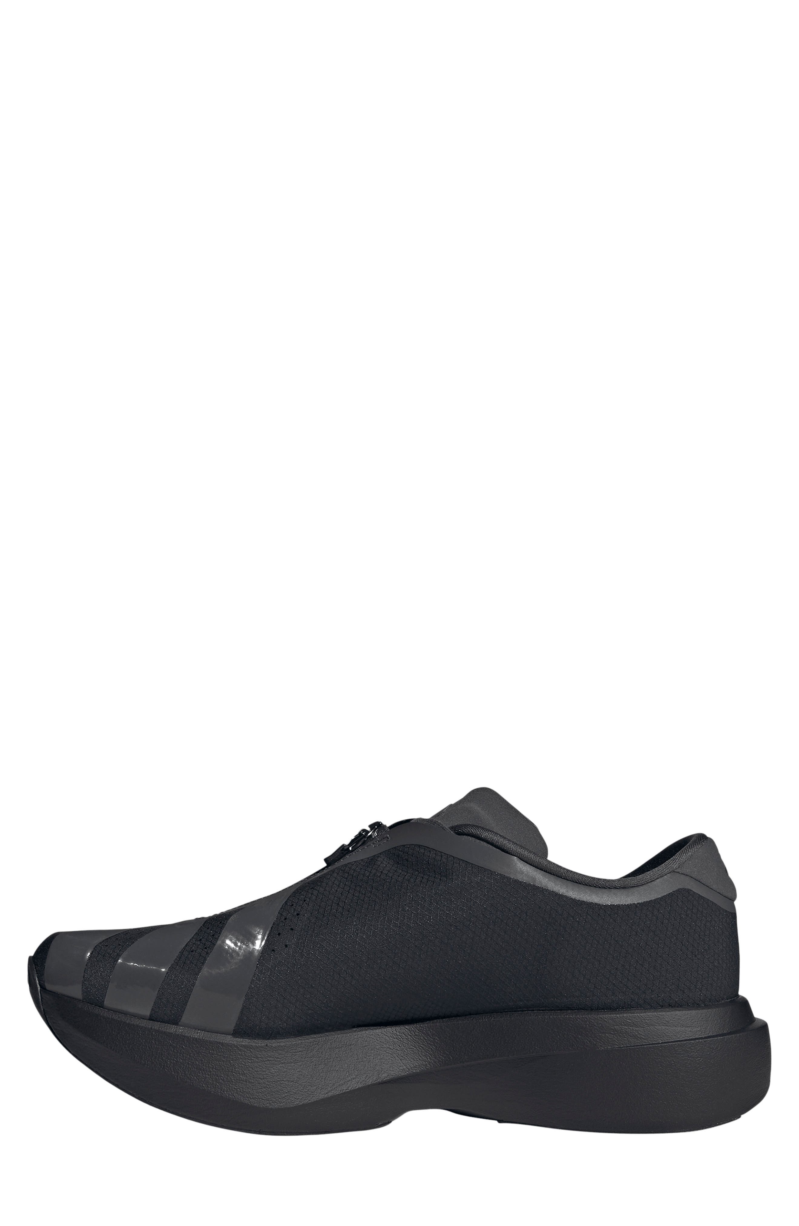 Adizero Evo SL Zip LightstrikePro Running Shoe, Alternate, color, CORE BLACK/ GREY/ SILVER