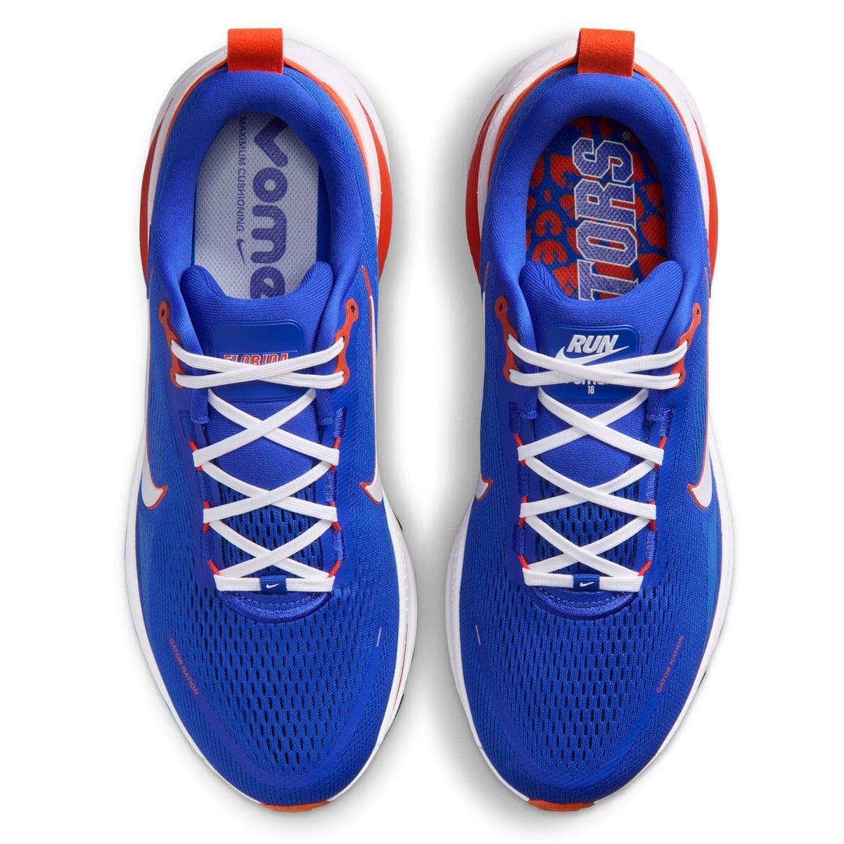 Men's Nike Florida Gators Vomero 18 Running Shoes, Alternate, color, Blue