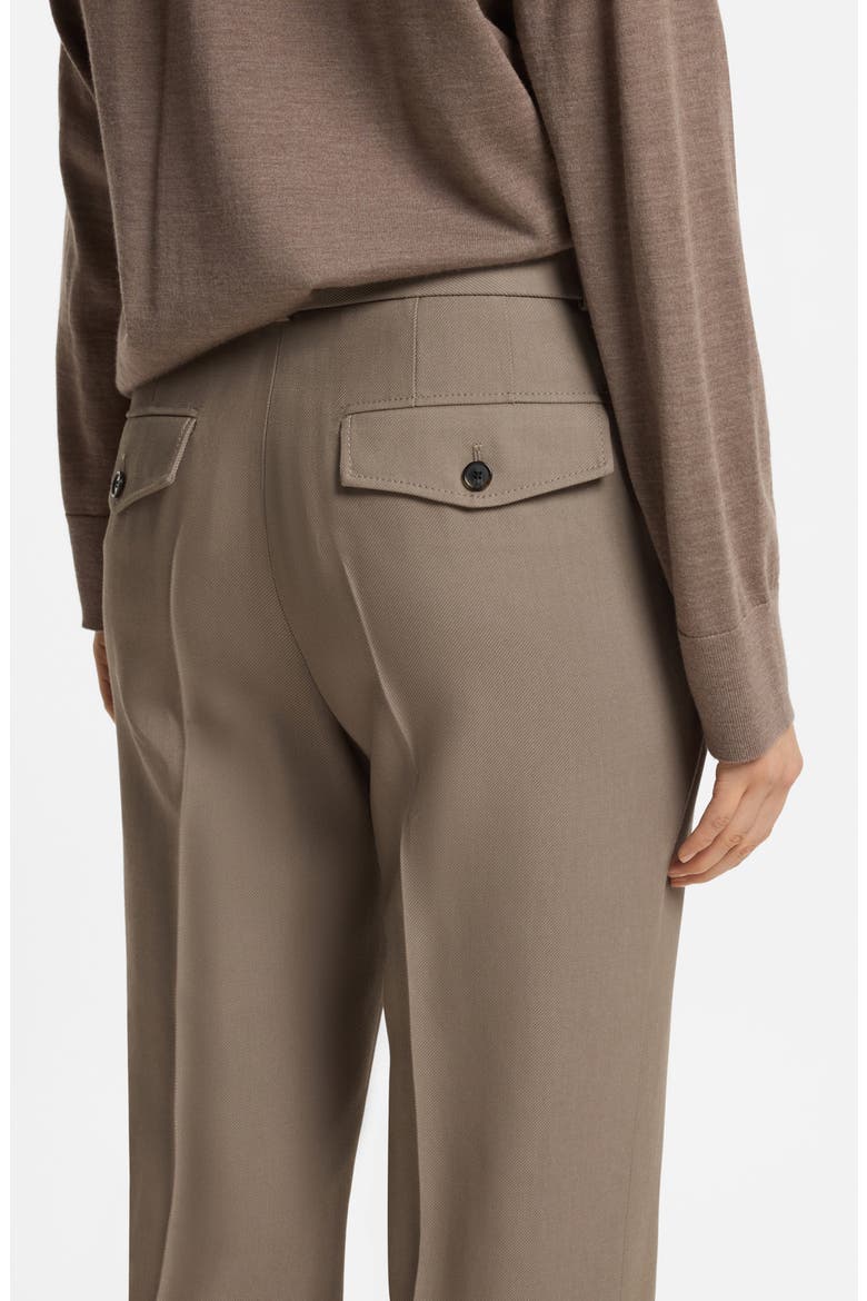 Talia Wide Leg Trousers, Alternate, color, WALNUT
