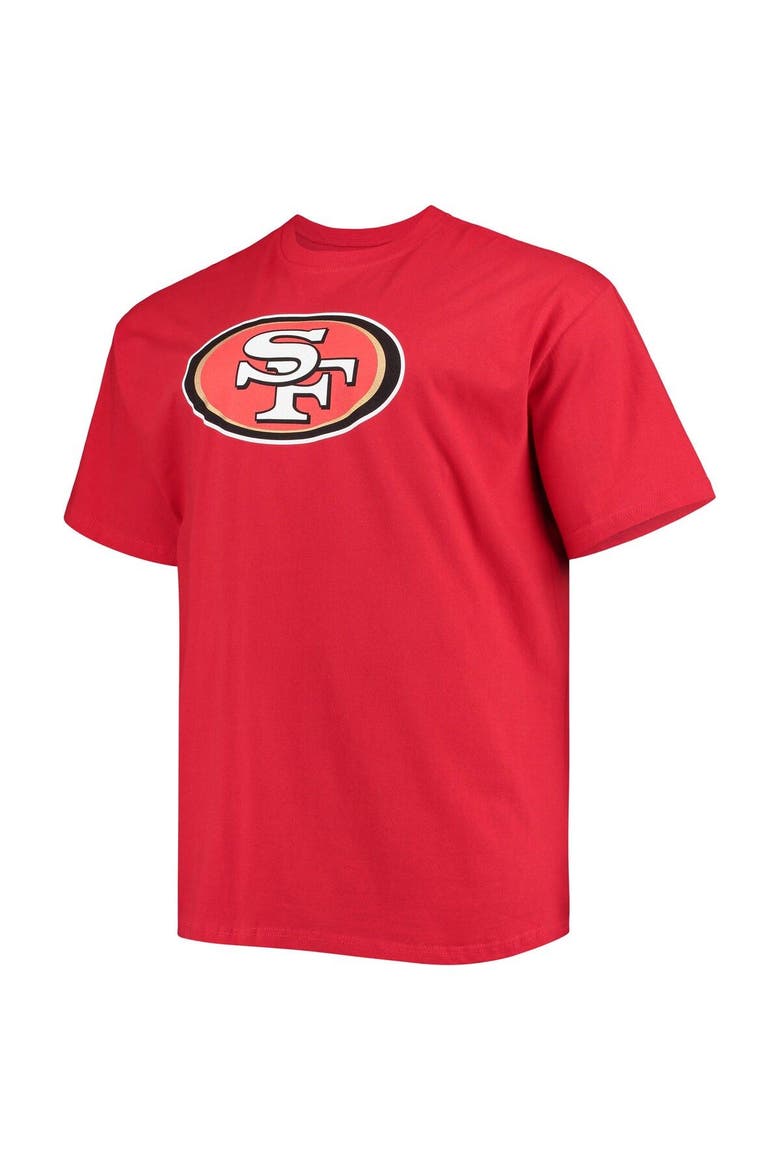 Men's Fanatics Branded Nick Bosa Scarlet San Francisco 49ers Big & Tall Player Name & Number T-Shirt, Alternate, color, Scarlet