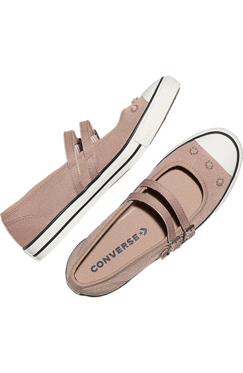 Converse Chuck Taylor<sup>®</sup> All Star<sup>®</sup> Dainty Mary Jane Sneaker, Alternate, color, Dried Earth/ Egret/ Black