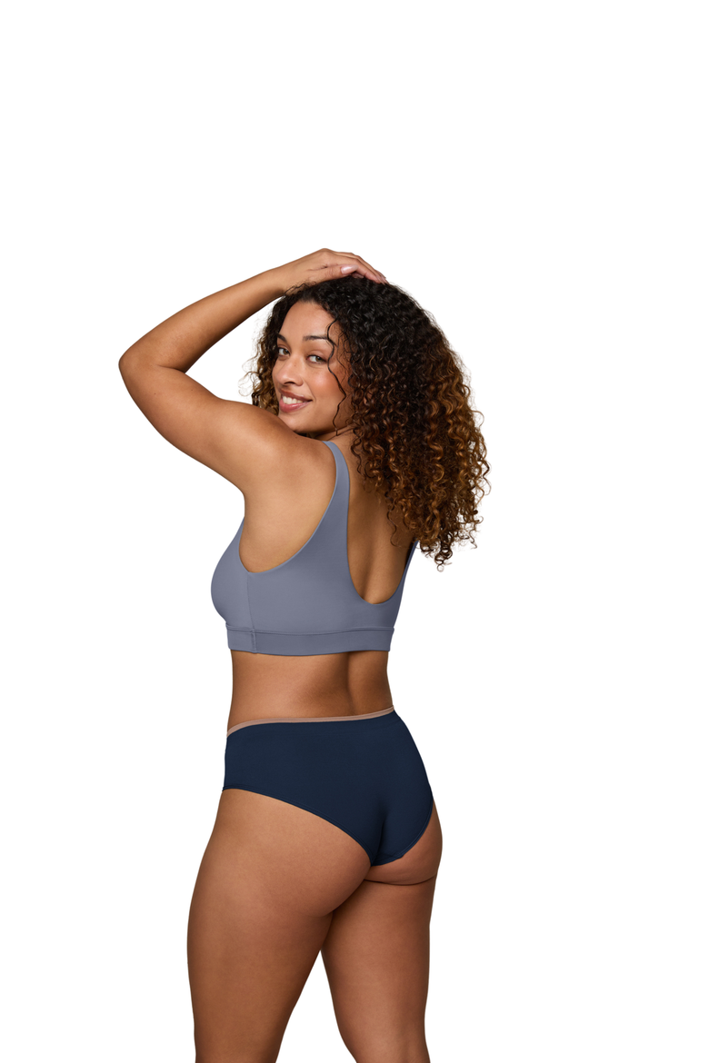 Bliss Bralette, Alternate, color, Steel