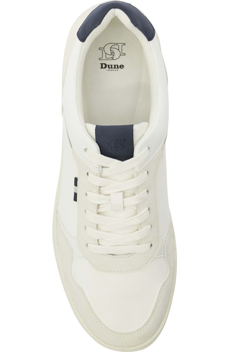 Dune London Tinted Sneaker, Alternate, color, White