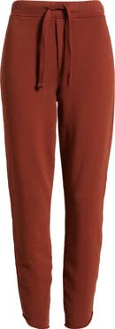 Frank & Eileen Christine Raw Tulip Hem Cotton Fleece Joggers