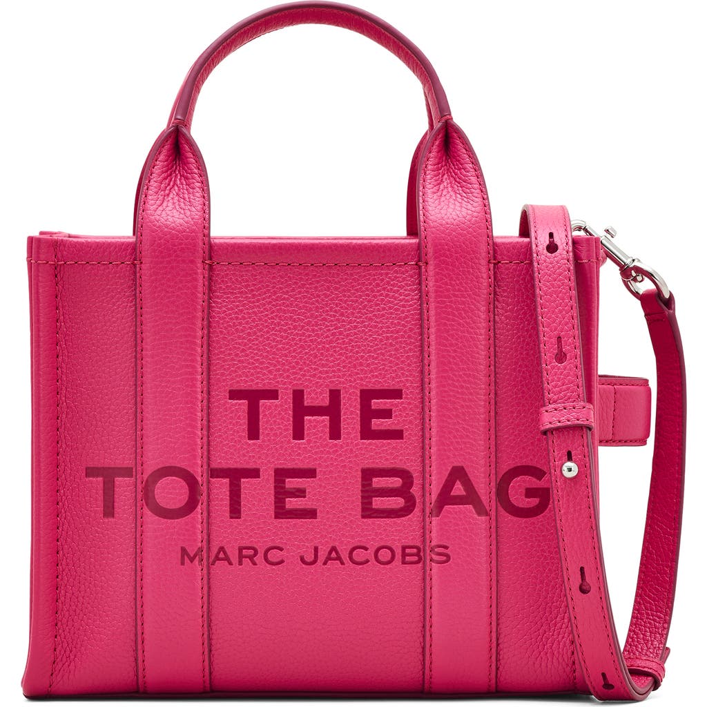 Marc Jacobs The Small Leather Tote Bag In Pink