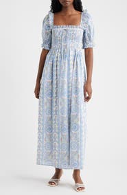 Hill House Home The Scarlett Paisley Nap Midi Dress