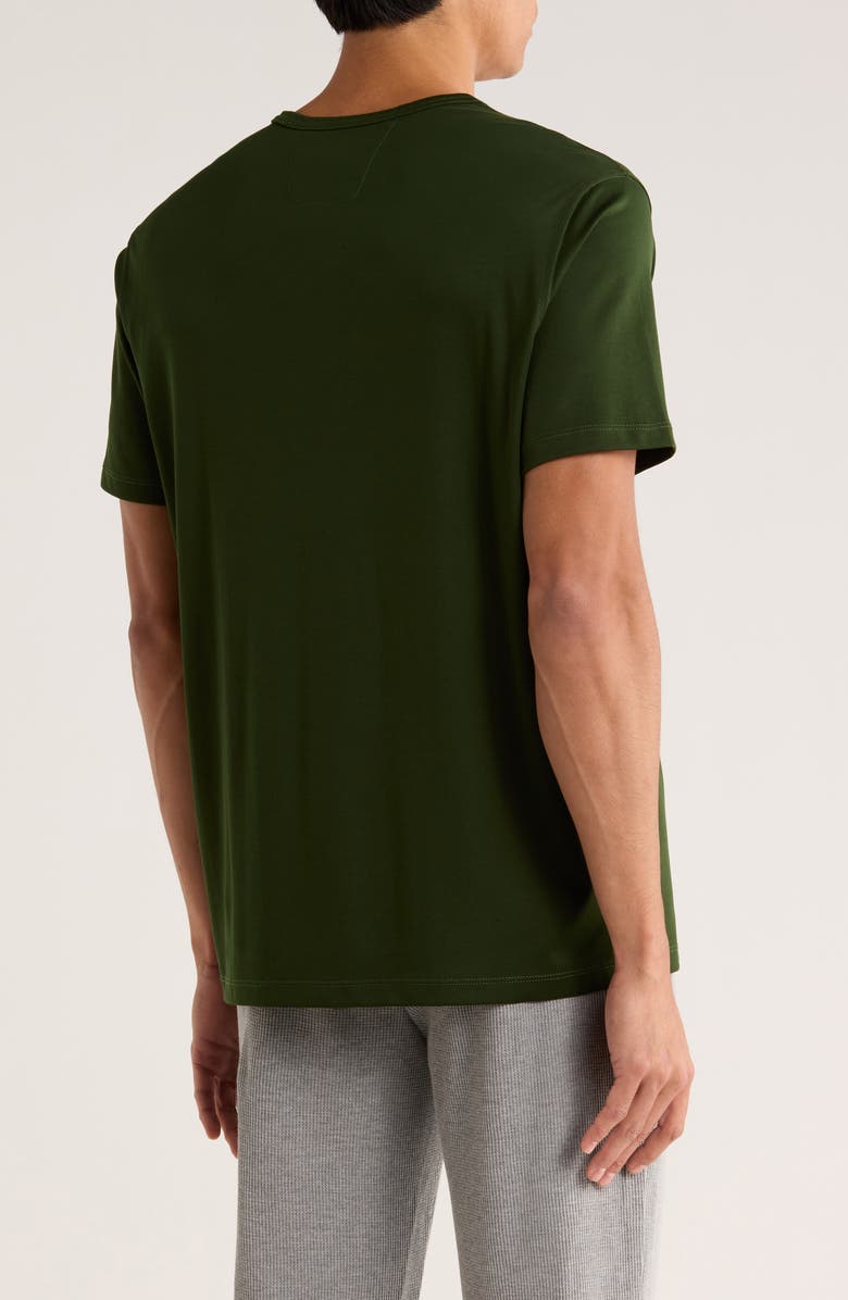 Daniel Buchler Super Fine Crewneck Knit T-Shirt, Alternate, color, Olive