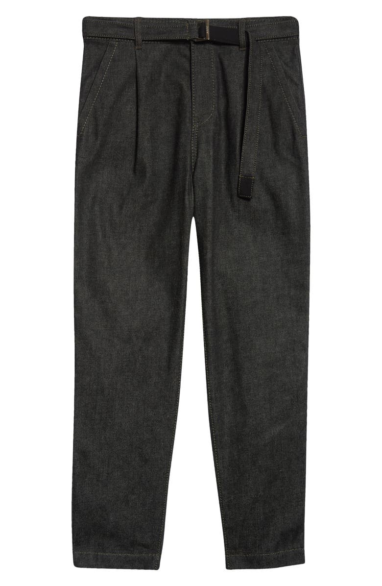 Sacai x Beyondexx Belted Denim Pants, Alternate, color,