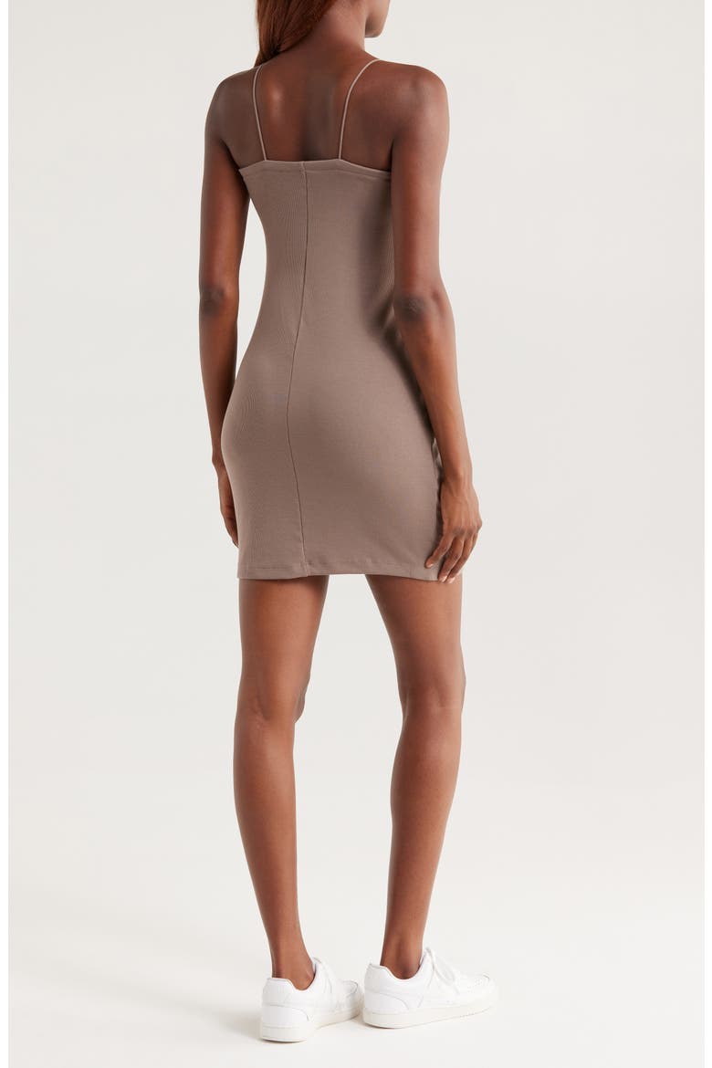 Sportswear Chill Knit Mini Rib Cami Minidress, Alternate, color, MINK BROWN/ MINK BROWN