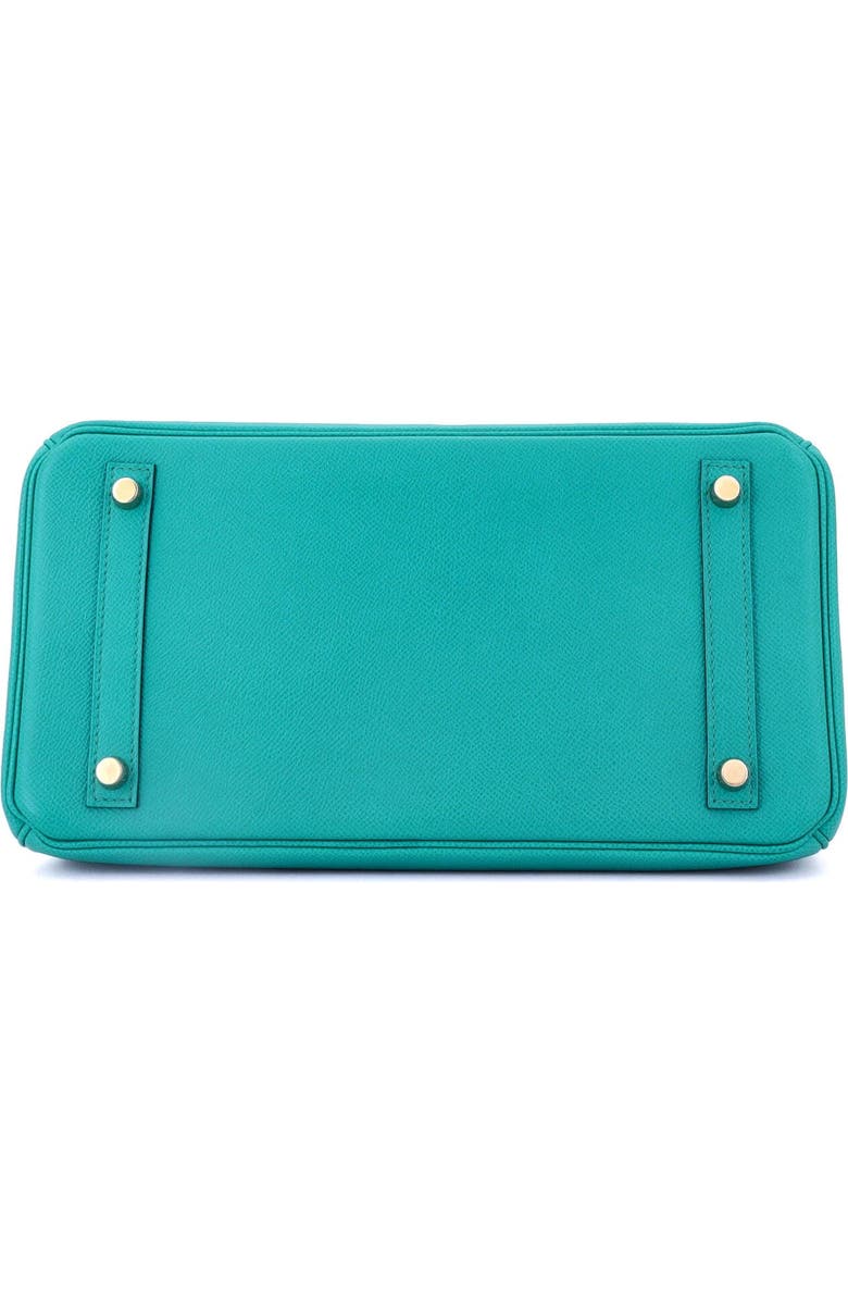 Pre-Owned Hermes Birkin Handbag Blue Epsom with Gold Hardware 30, Alternate, color, Bleu Paon