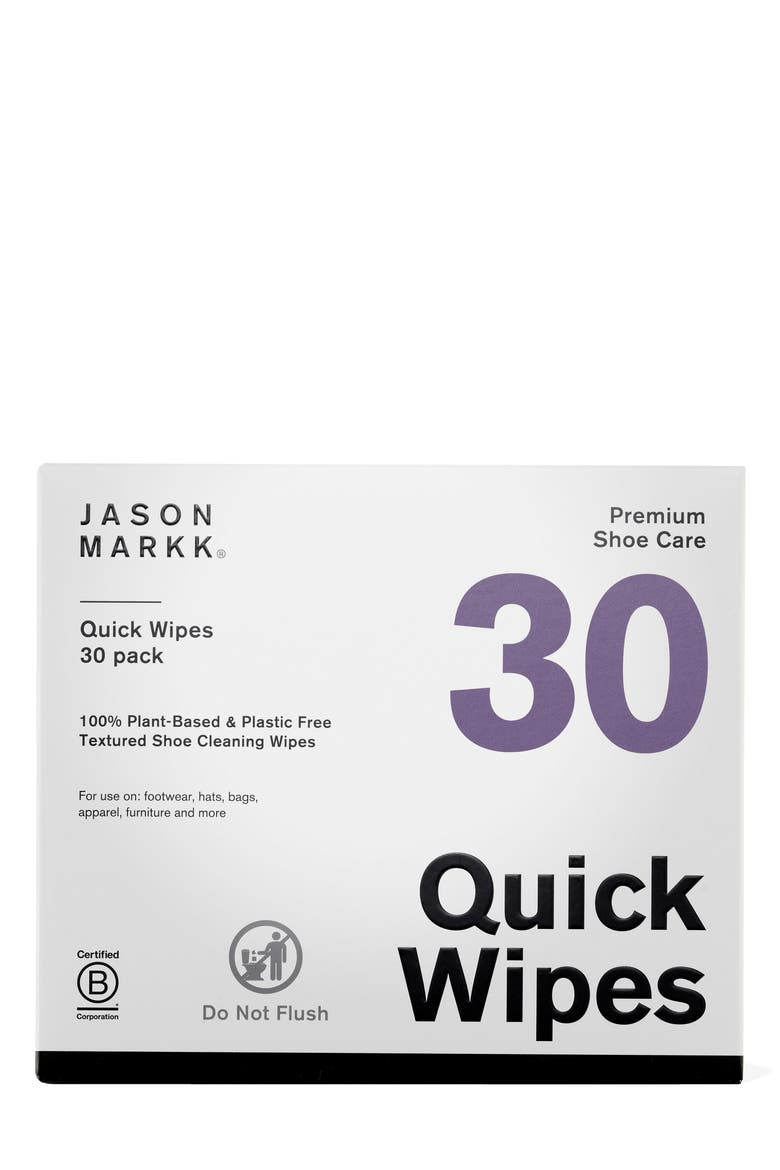 30-Pack Shoe Cleaning Quick Wipes (Nordstrom Exclusive), Main, color, NO COLOR