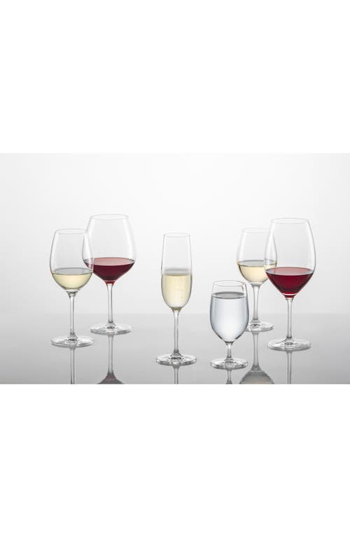 Schott Zwiesel Banquet Set Of 6 White Wine Glasses In Transparent