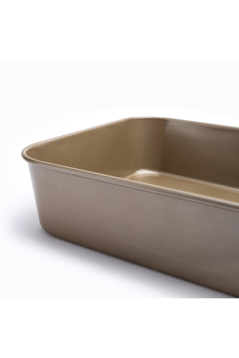 15.5 x 11-Inch Rectangular Steel Nonstick Roasting Pan, Alternate, color, Brown