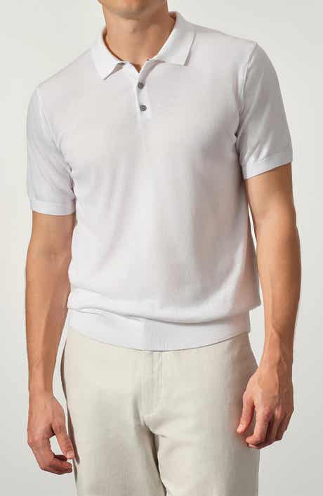 STUDIO GARNET LOS ANGELES Cotton Blend Polo Sweater