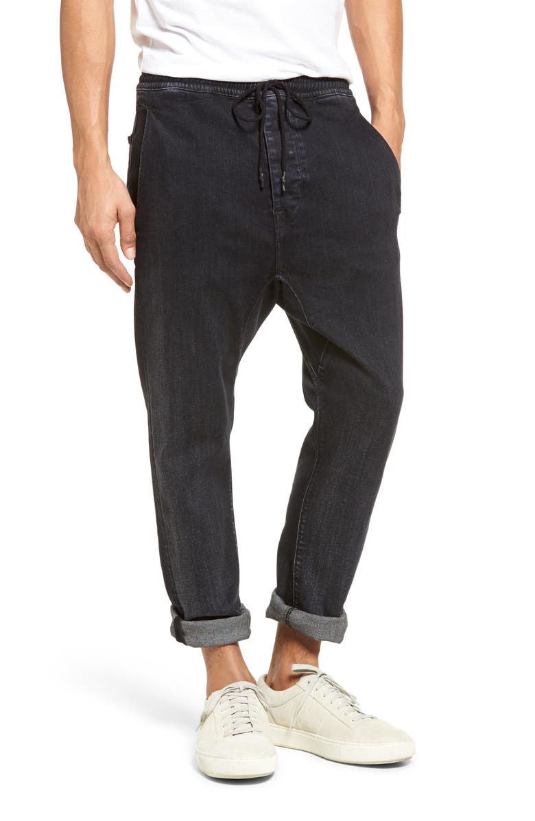 Vince Drop Crotch Drawstring Jeans, Main, color,