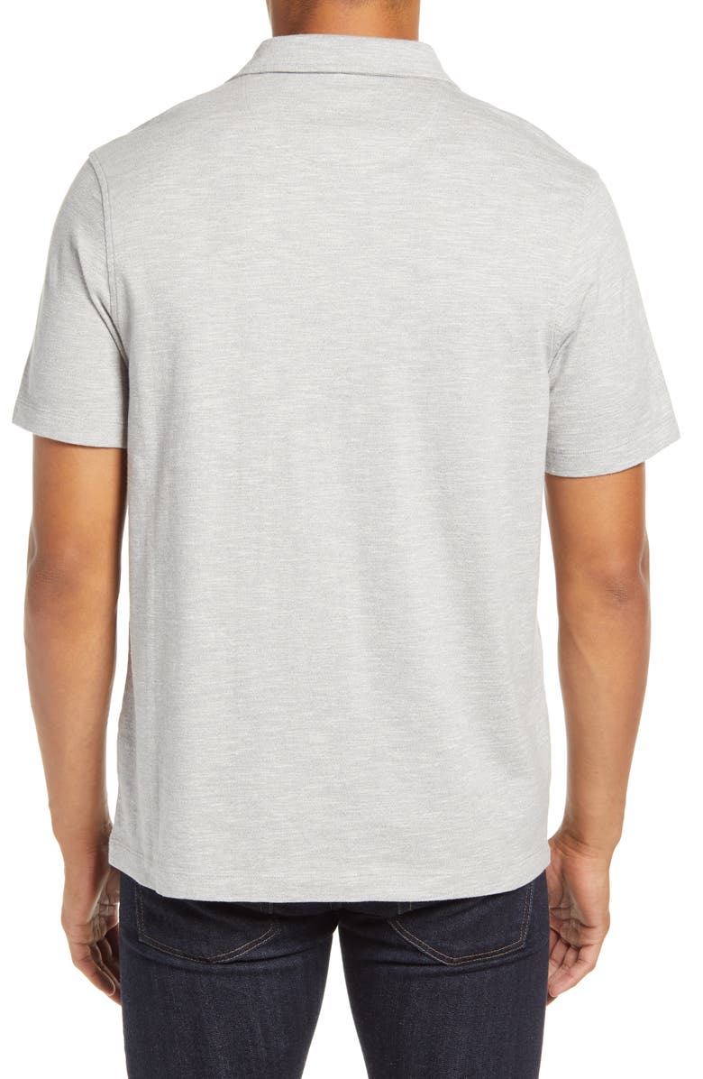 1901 Marled Short Sleeve Cotton Polo, Alternate, color,